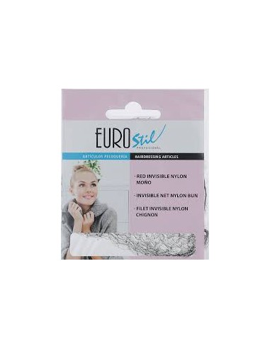 RED INVISIBLE NYLON MOÑO NEGRA