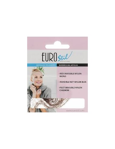 RED INVISIBLE NYLON MOÑO MARRON